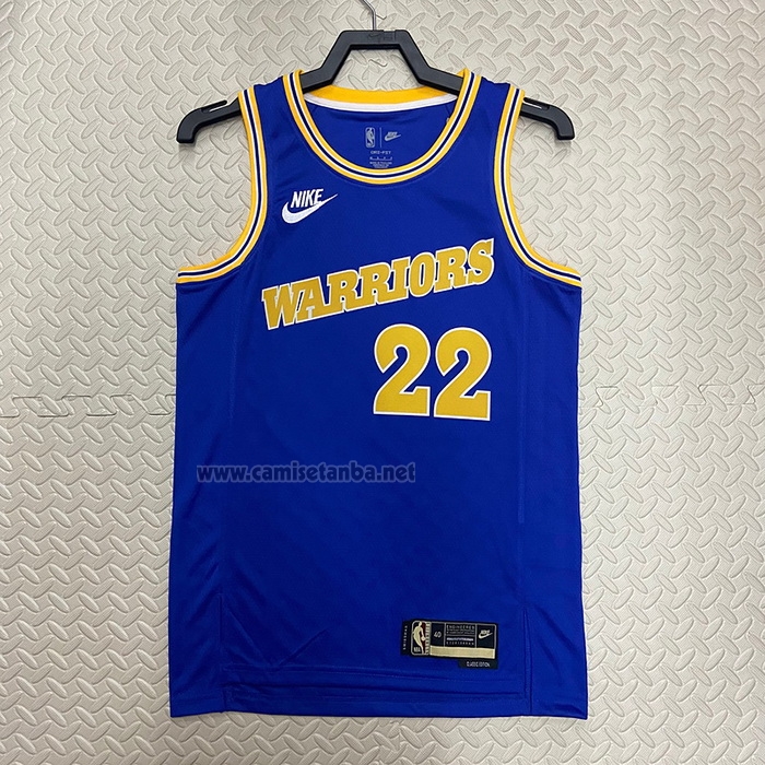 Camiseta Golden State Warriors Andrew Wiggins #22 Classic 2022-23 Azul